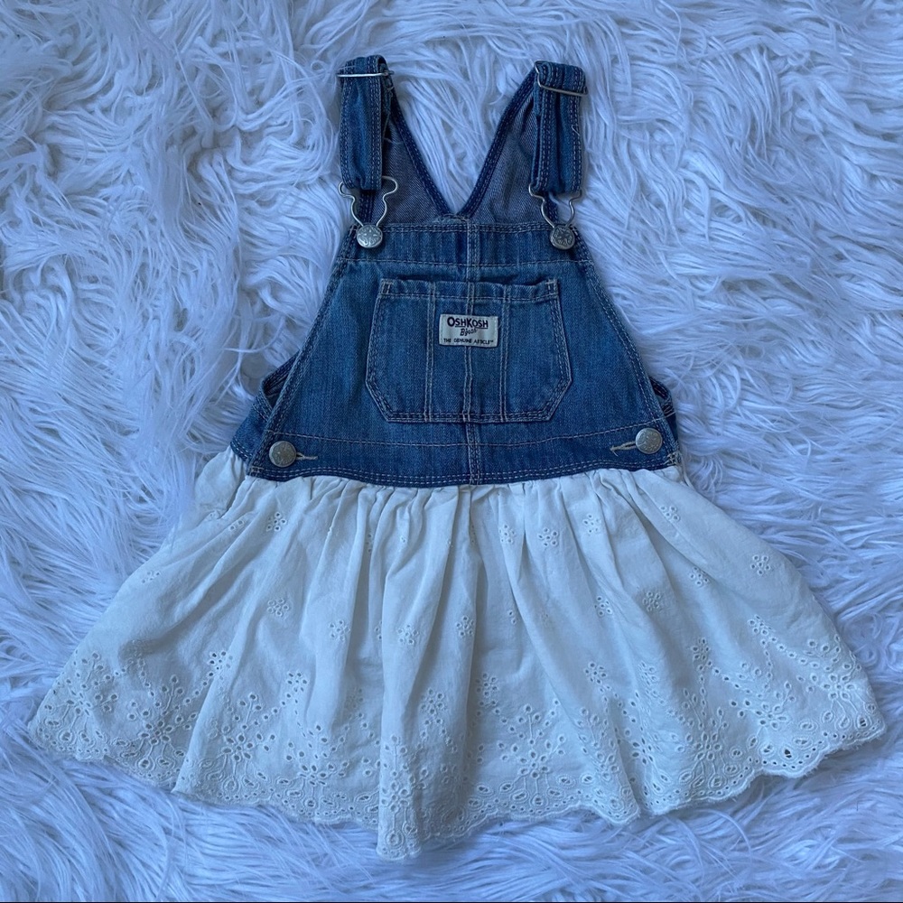 Oshkosh Baby Denim Eyelet Jumper